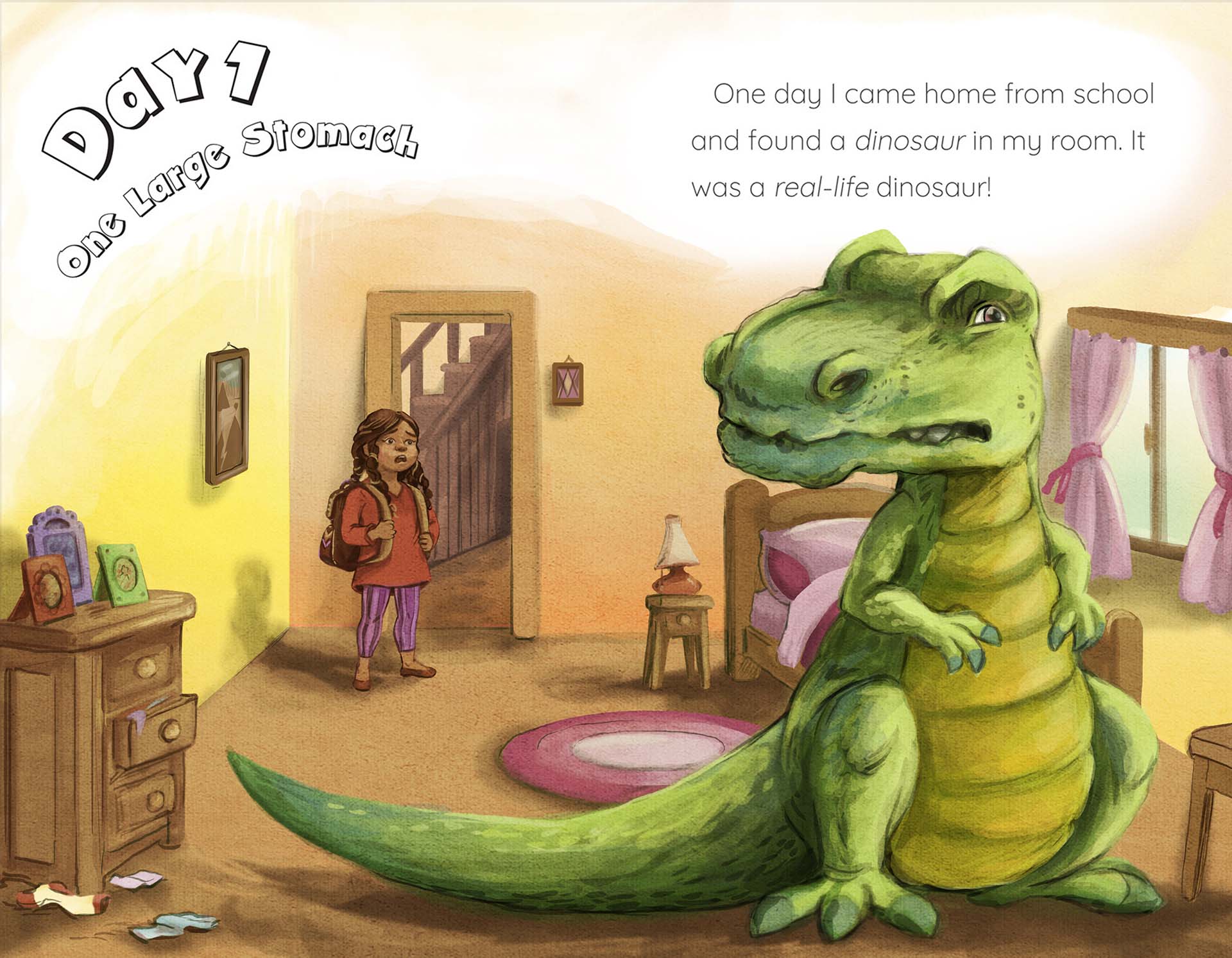 Dino book illustration 3